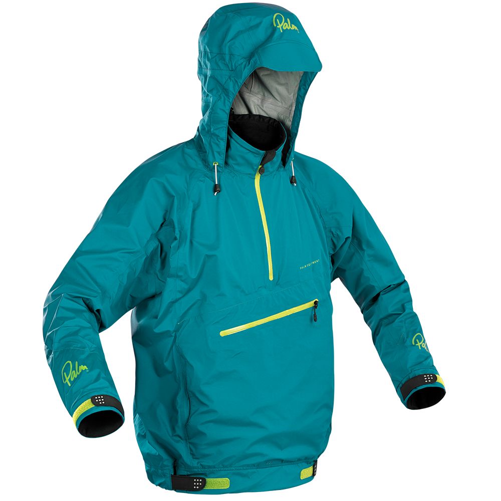 Palm Terek Jacket teal front