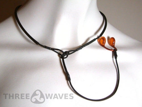 Three Waves Nose Clip with Neck Cord