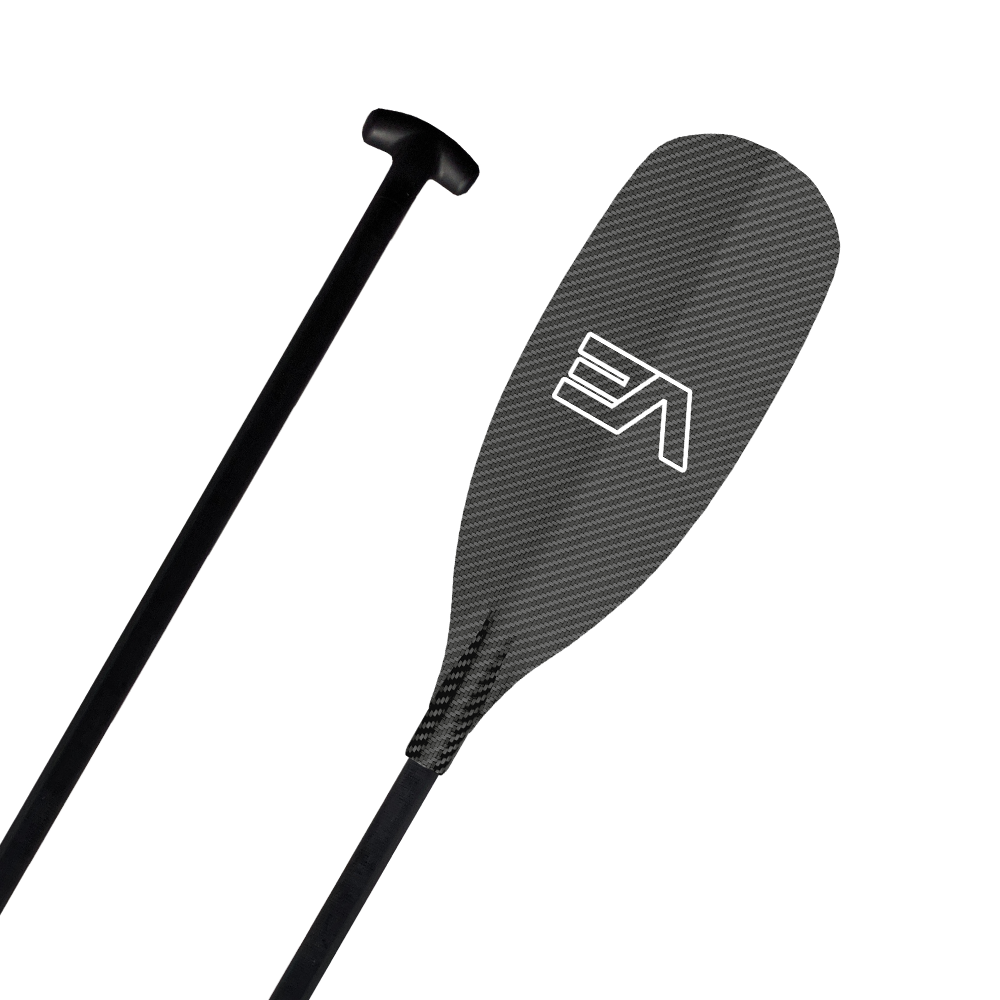 VE carbon Offside Canoe Paddle - Glass Shaft