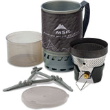 MSR WindBurner Personal Stove System black disassembled
