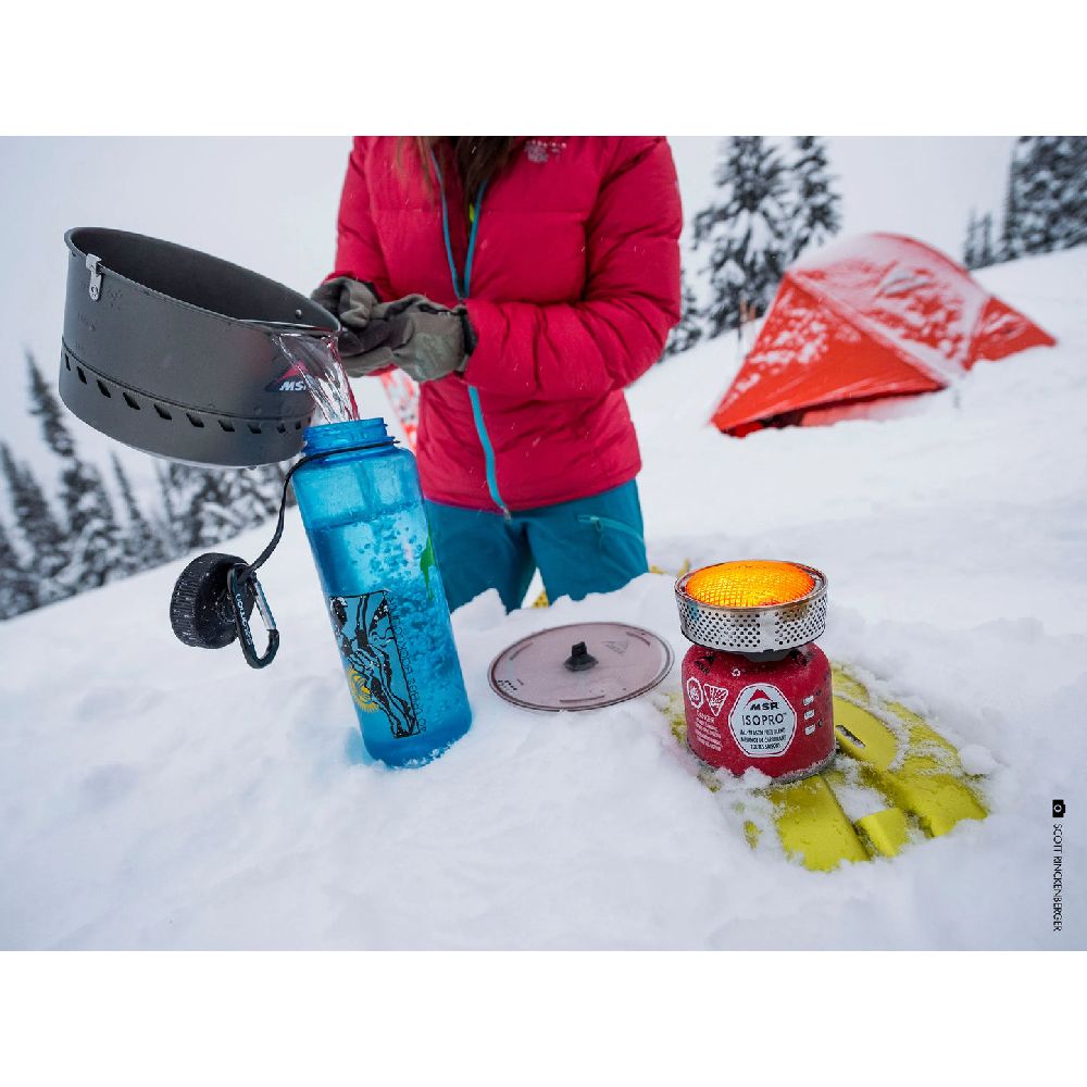 MSR Reactor 1.0L Stove System in action