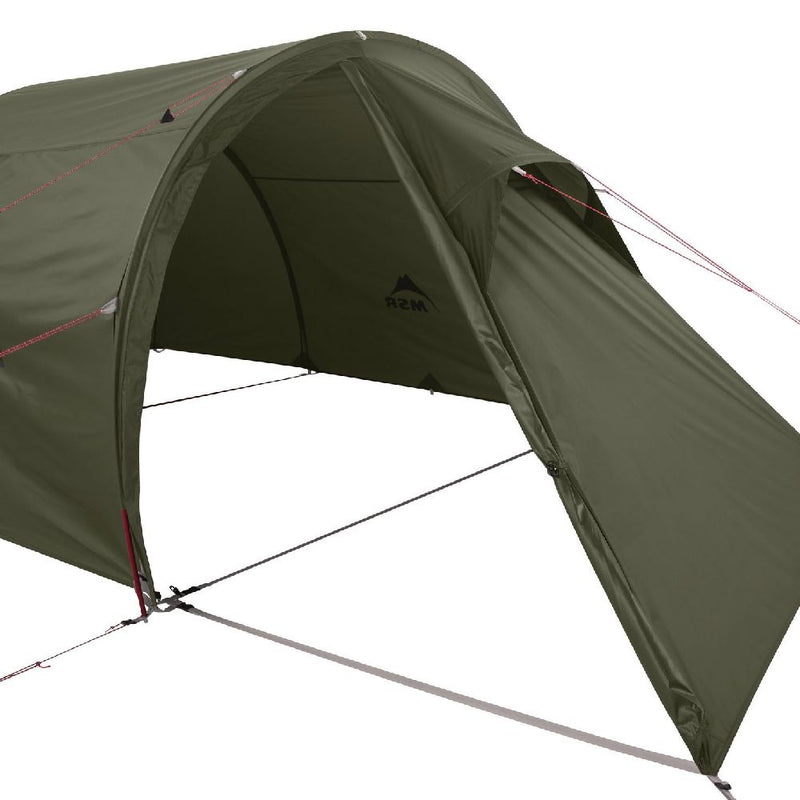 Tindheim™ 2-Person Backpacking Tunnel Tent fly open