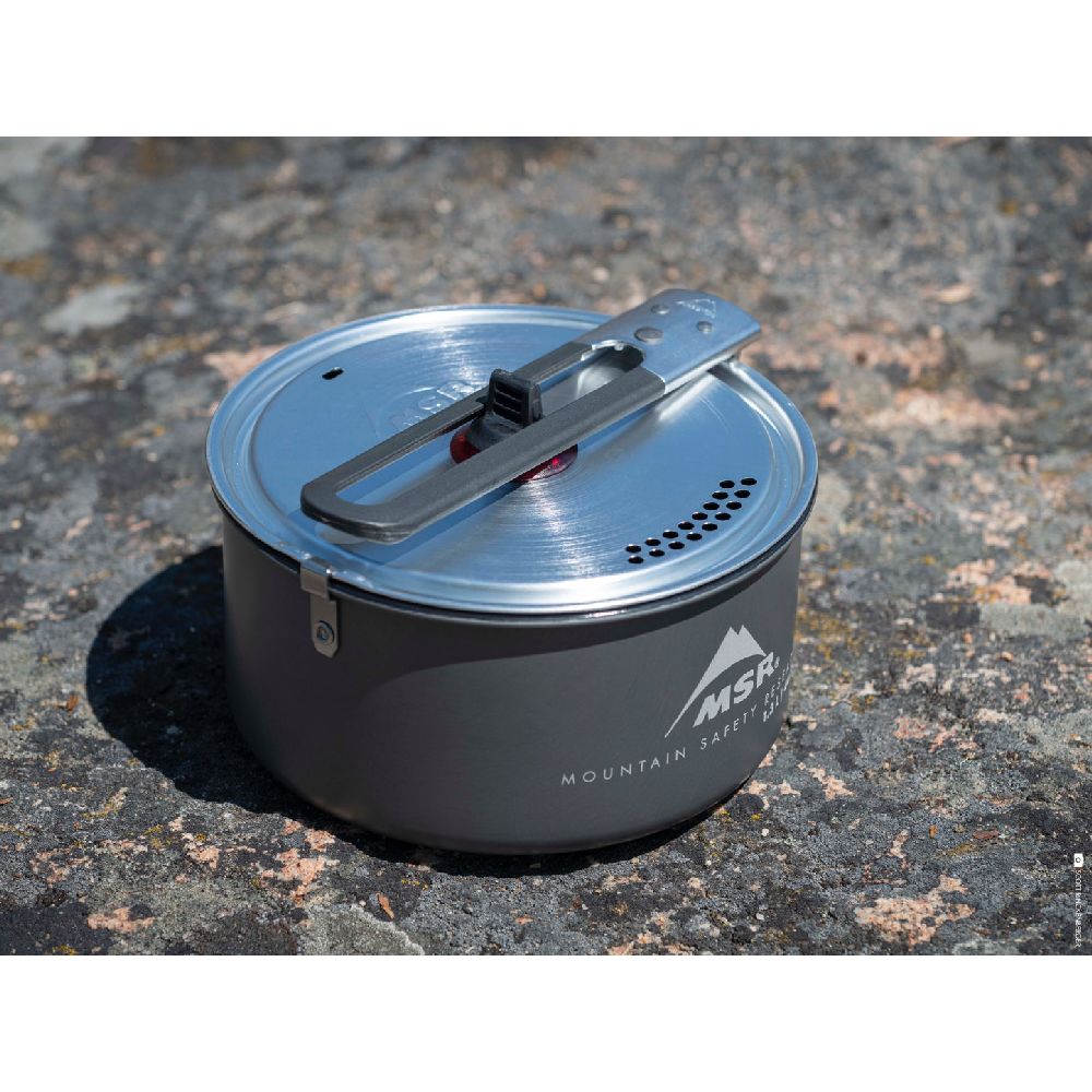 MSR Ceramic Solo Pot handle folded