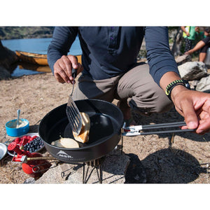 MSR Ceramic Skillet in action