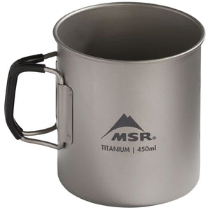 MSR Titan Cup 450mL without lipsaver