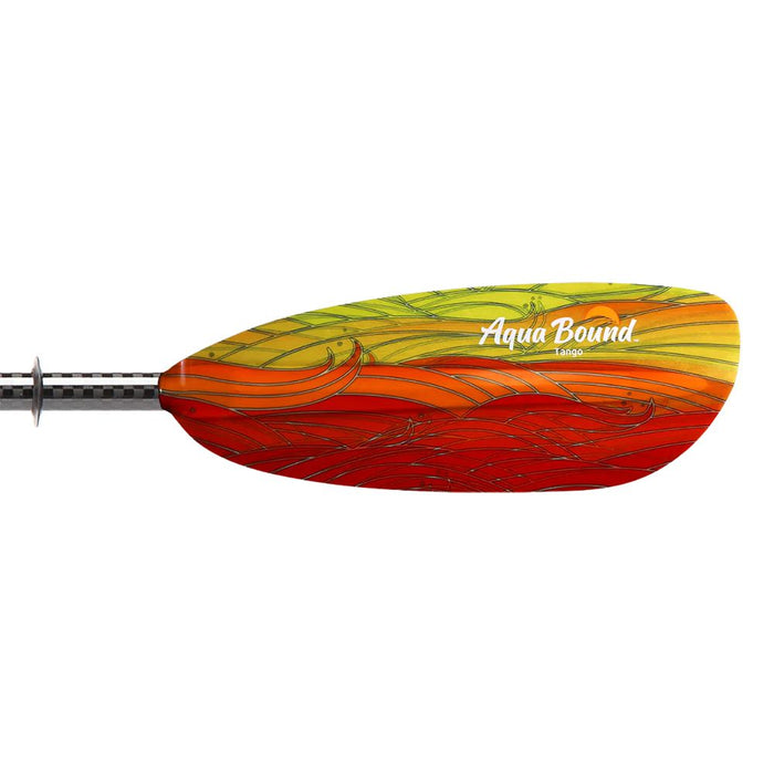 Aqua-Bound Tango, Fibre Glass, 2-Piece Straight Shaft Kayak Paddle fuego