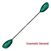 Aqua-Bound Whiskey, Fibre Glass, 2-Piece Straight Shaft Kayak Paddle Cosmetic Seconds green tide