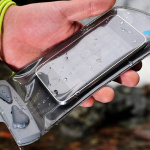 Aquapac Waterproof Phone Case - Mini (108) iPhone 6 in hand