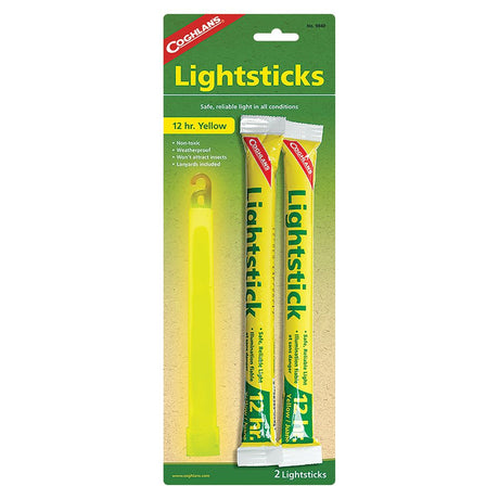 Coghlan's 12 Hour Lightsticks 2 Pack yellow