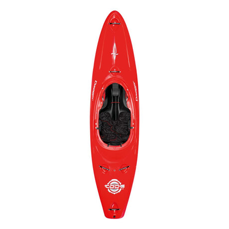 Dagger Code Action+ Whitewater Kayak red top view