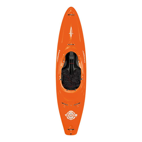 Dagger Code Action+ Whitewater Kayak orange top view
