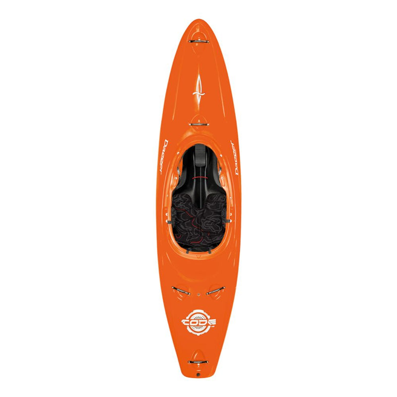 Dagger Code Action+ Whitewater Kayak orange top view