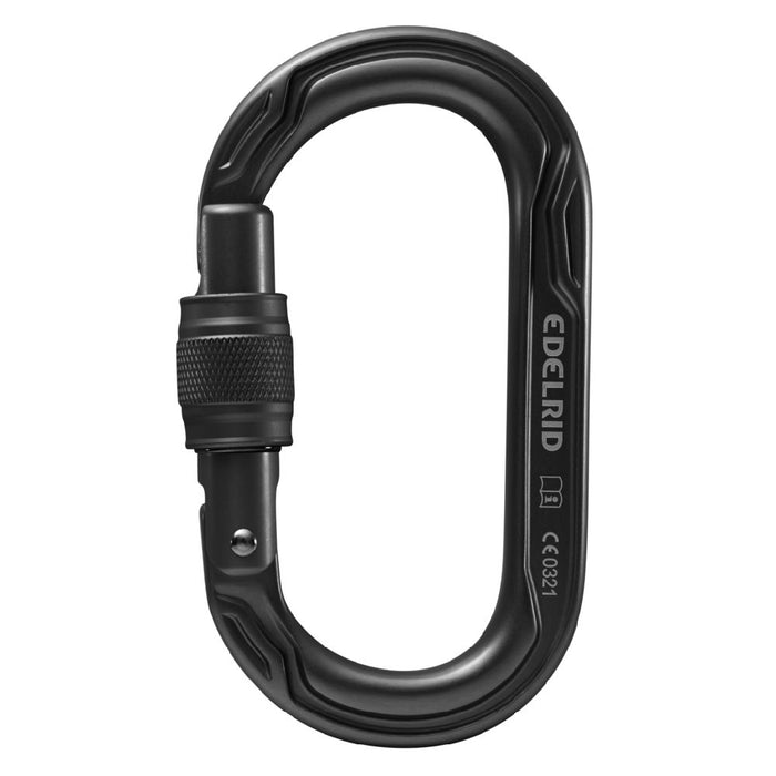 Edelrid Oval Screwgate Carabiner night