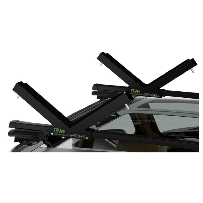 EZ-Vee Kayak V-Bars Race on square bars