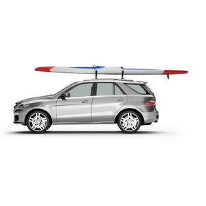 EZ-Vee Kayak V-Bars Race on car with Kayak