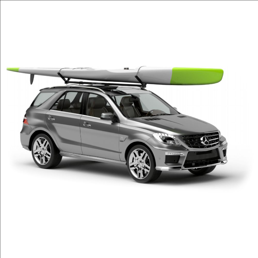 EZ-Vee Kayak V-Bars Standard | Secure, Lightweight Roof Rack for Kayaks ...