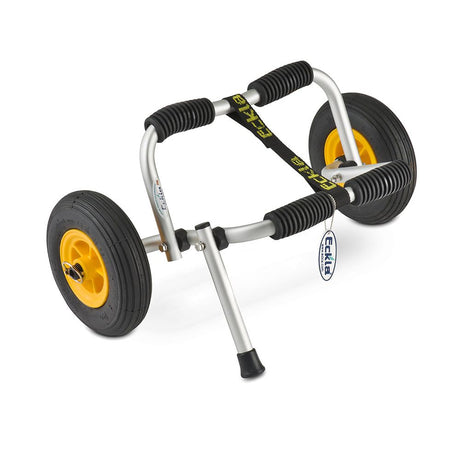 Eckla Atlantic Sea Kayak Cart with support stand yellow 200mm