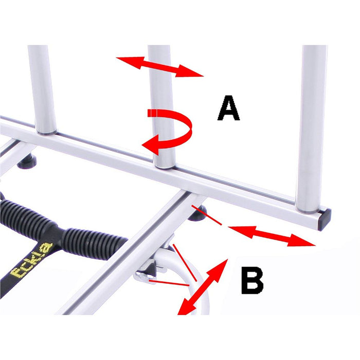 Eckla SUP, Paddleboard Transport Rack for Canyon/Explorer details