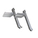 Aluminium Footrest short 215mm