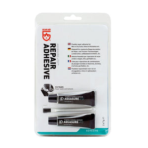 Gear Aid Aquasure +FD™ Flexible Durable Repair Adhesive in packaging