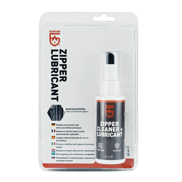 Gear Aid Zipper Cleaner and Lubricant in packaging