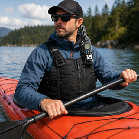 Gearlab VHF Pod Waterproof Case On PFD