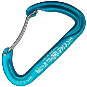 Kong Argon F Lightweight Wire Gate Carabiner cyan