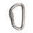 Kong Guide D-Shaped Screwgate Carabiner silver
