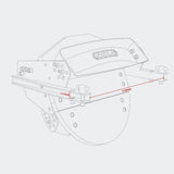 Nelo K1 Replacement Standard Footrest A1 Dimensions 1