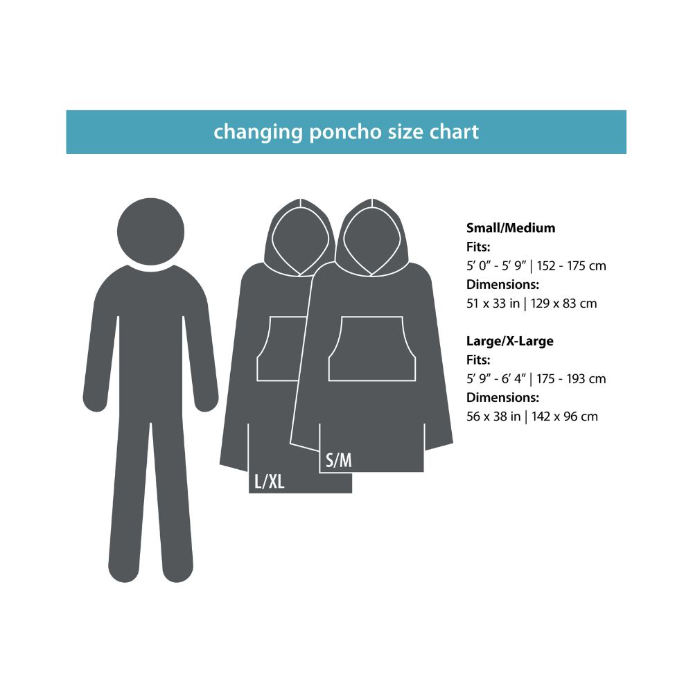 PackTowl Changing Poncho microfiber camp and travel poncho