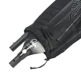 Palm Maverick Pro 4-Piece Kayak Paddle packed into mesh paddle bag