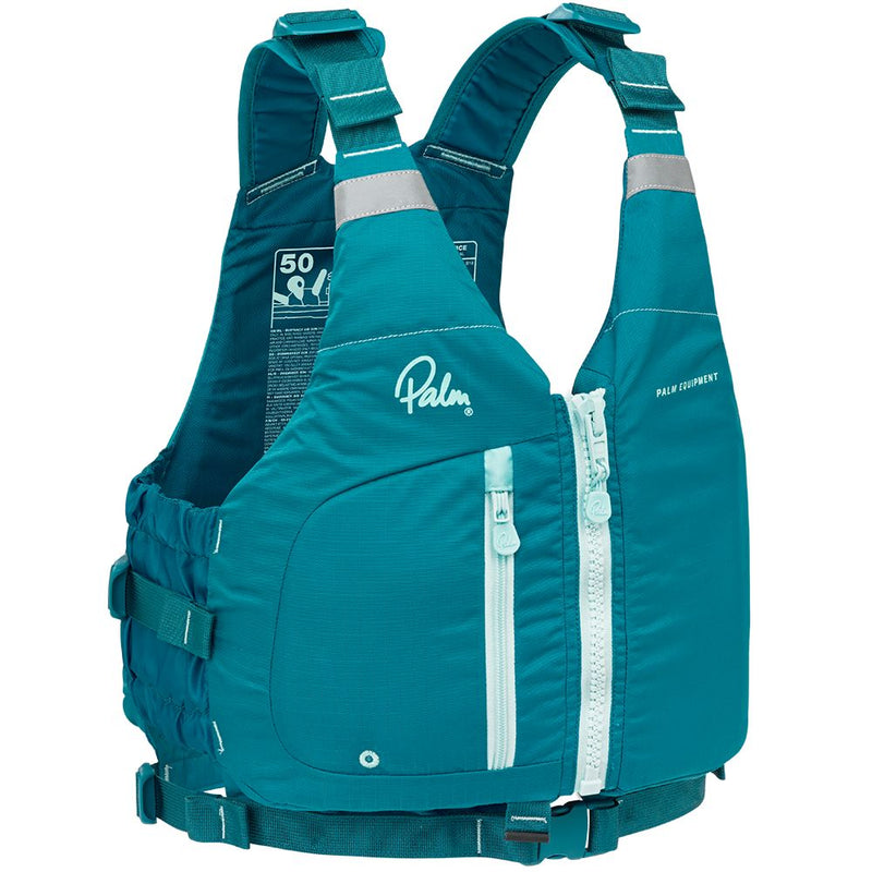 Palm Meander Womens PFD teal