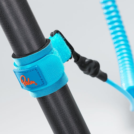 Palm Kayak Paddle Leash attached to paddle shaft