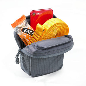 Palm Quick Cargo Pouch filled with necessities