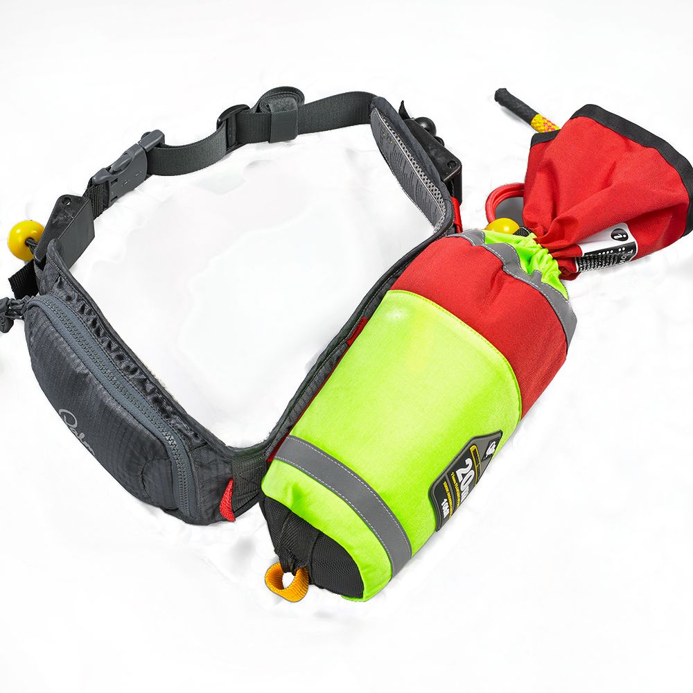 Palm Quick Pro Belt with throwline attached
