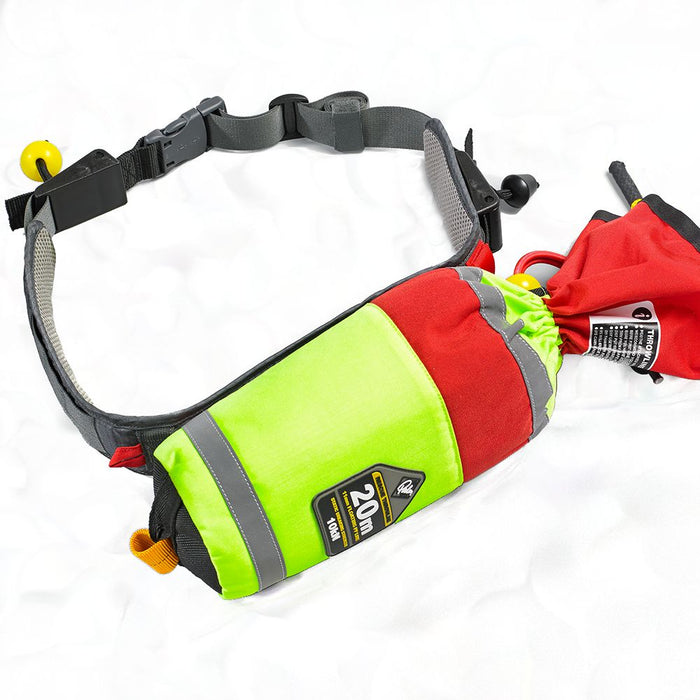 Palm Quick Rescue Belt with throwline rope attached