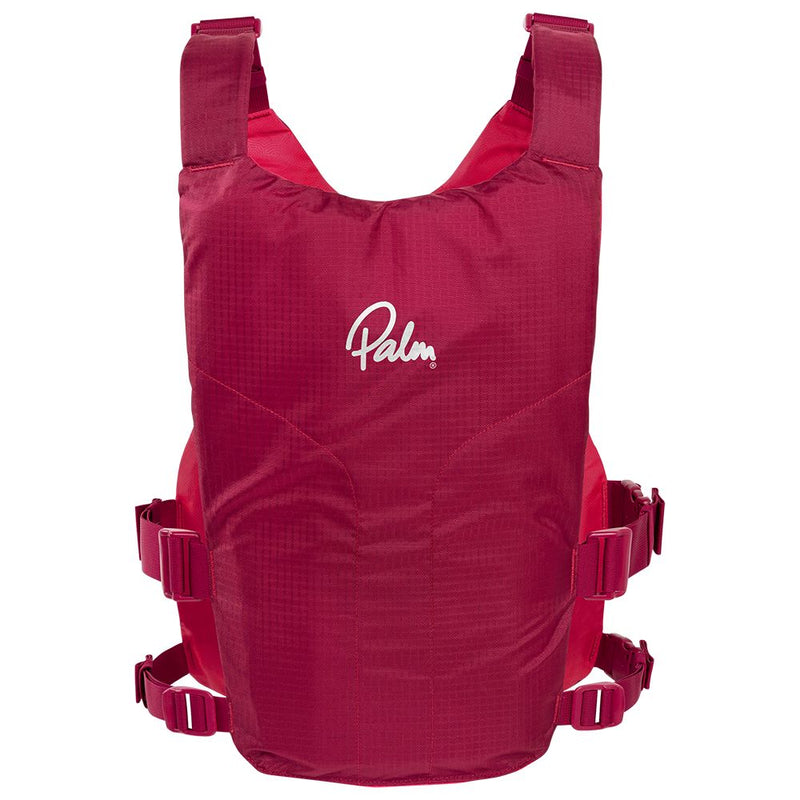 Palm Solo SUP Vest Buoyancy Aid PFD flame chilli back