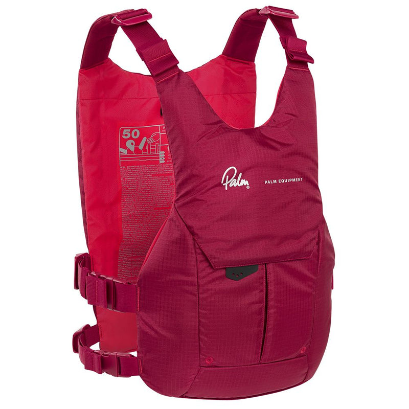 Palm Solo SUP Vest Buoyancy Aid PFD flame chilli