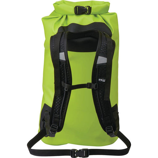SealLine Bigfork Dry Daypack lime back view