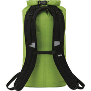 SealLine Skylake Dry Daypack green back view with straps