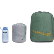 Therm-a-Rest Corus 20F/-6C Reg stuff sack size comparison