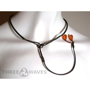 Three Waves Nose Clip with Neck Cord