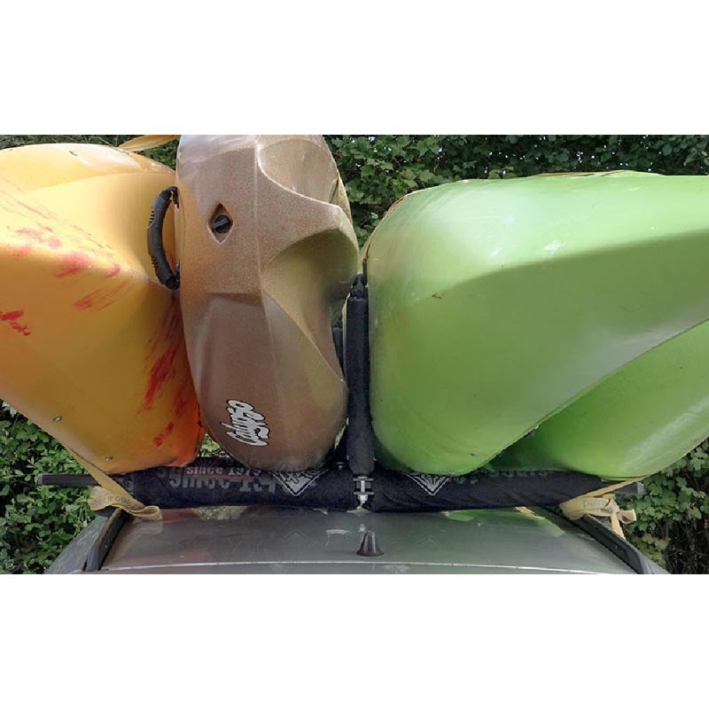 Palm Upright Bars 50cm multiple kayaks on car roof