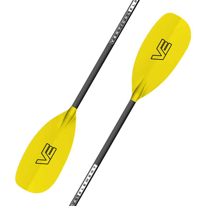 VE Creeker Glass Kayak Paddle - Straight Carbon Shaft