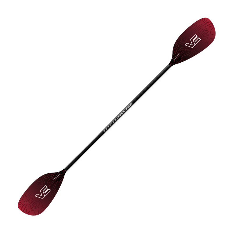 VE Pro Glass Kayak Paddle, Straight Carbon Shaft