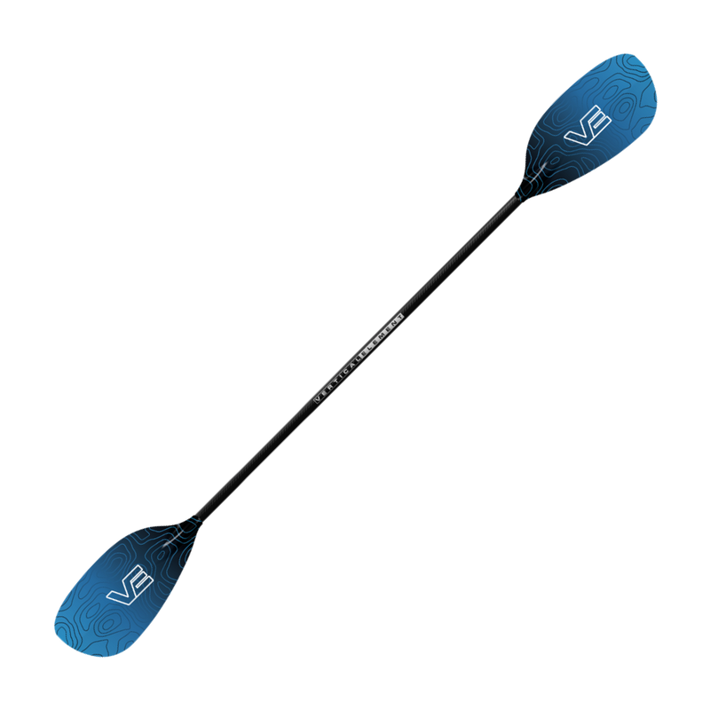VE Pro Glass Kayak Paddle, Straight Carbon Shaft