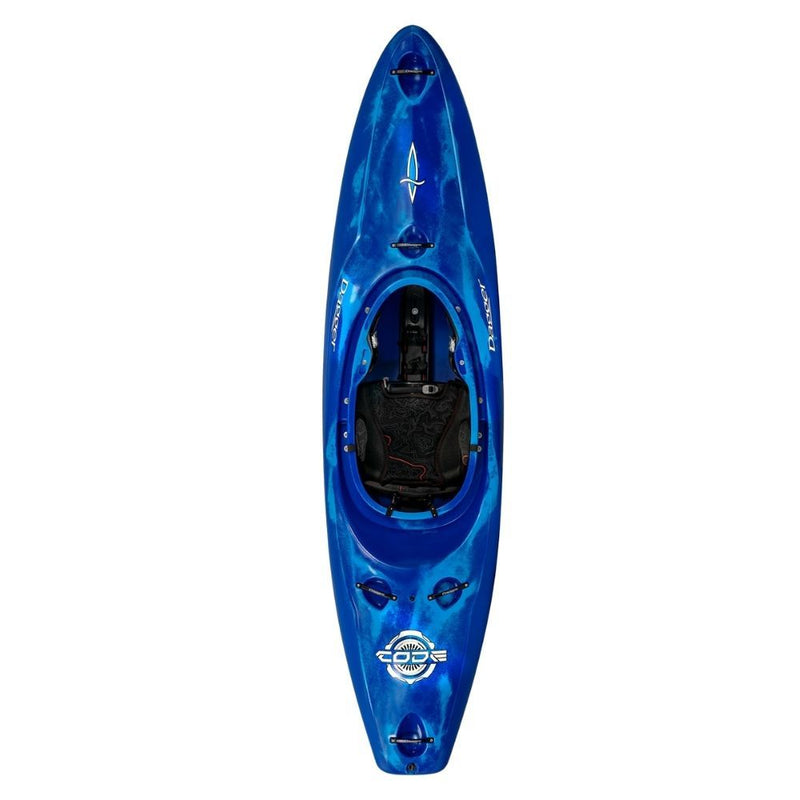 Dagger Code Creekboat Kayak blue smoke top view