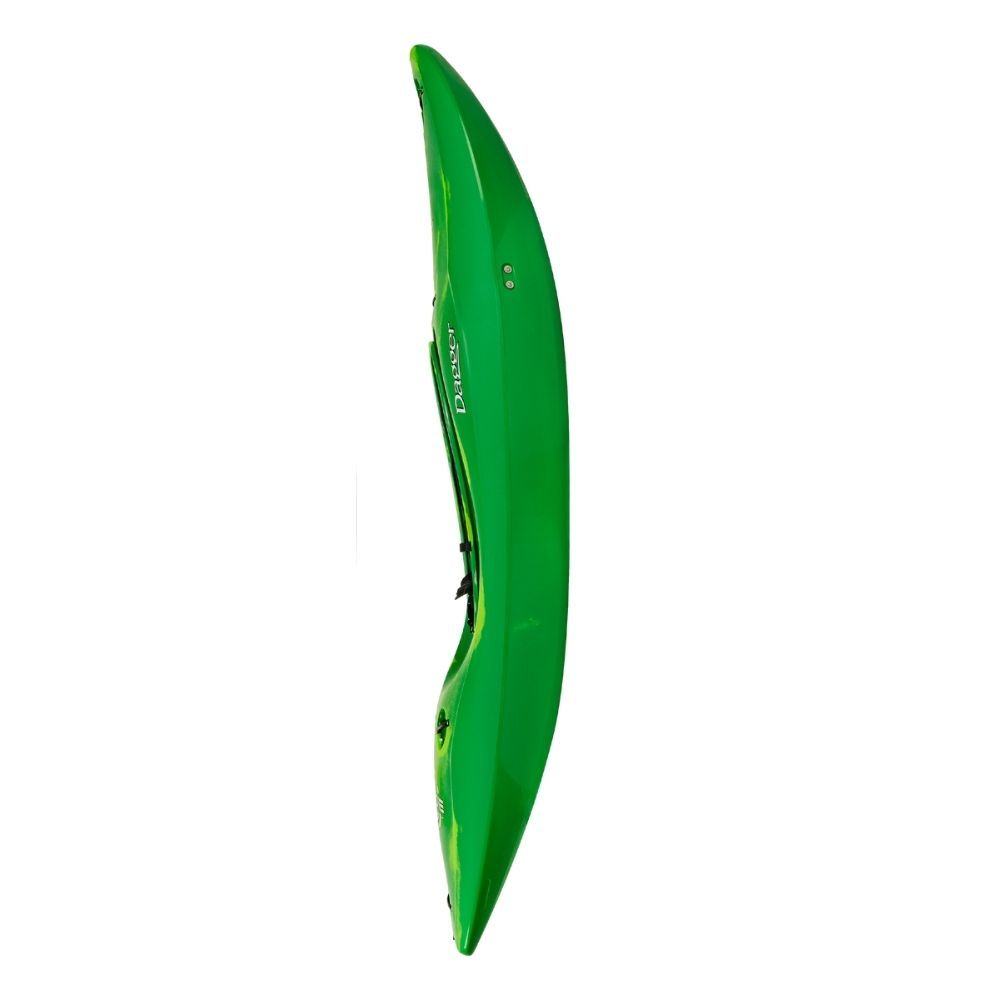 Dagger Code Action+ Whitewater Kayak green smoke side view