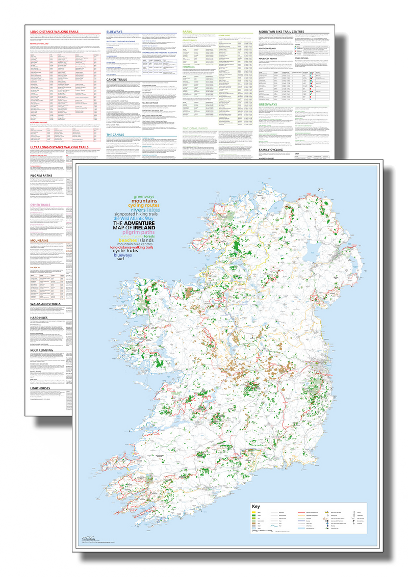 The Adventure Map Of Ireland