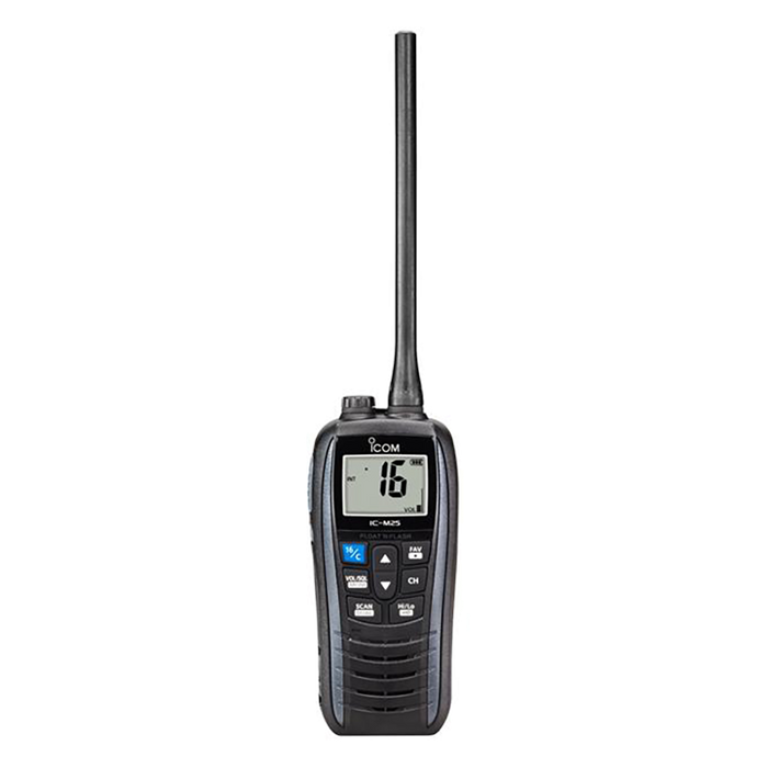 Icom IC-M25 EURO Handheld VHF Radio with USB Charging - Marine Blue